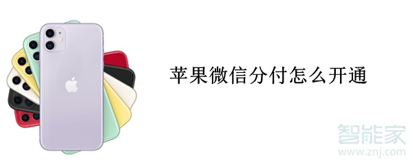 蘋果微信分付怎么開通