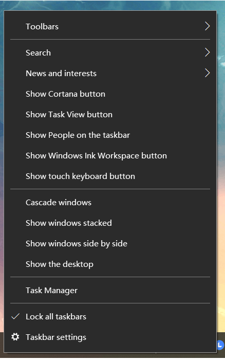 Win10任務(wù)欄右鍵菜單變成了英文怎么辦？