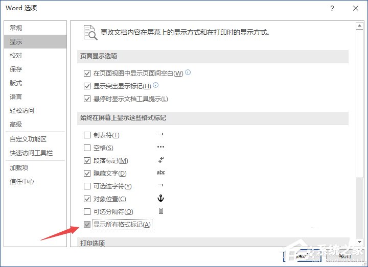 Word2019如何顯示所有格式標(biāo)記?顯示所有格式標(biāo)記的方法