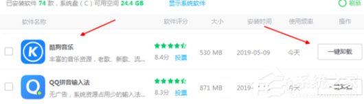 360軟件管家怎么將酷狗音樂卸載?卸載酷狗音樂操作步驟