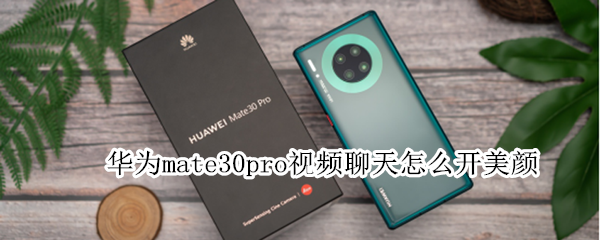 華為mate30pro視頻聊天怎么開美顏