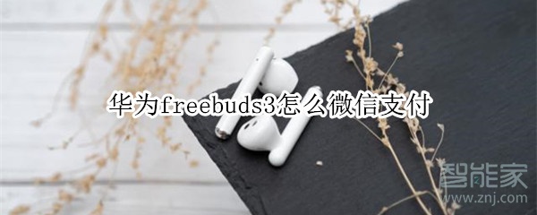 華為freebuds3怎么微信支付