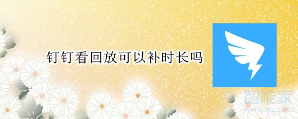 釘釘看回放可以補(bǔ)時(shí)長嗎