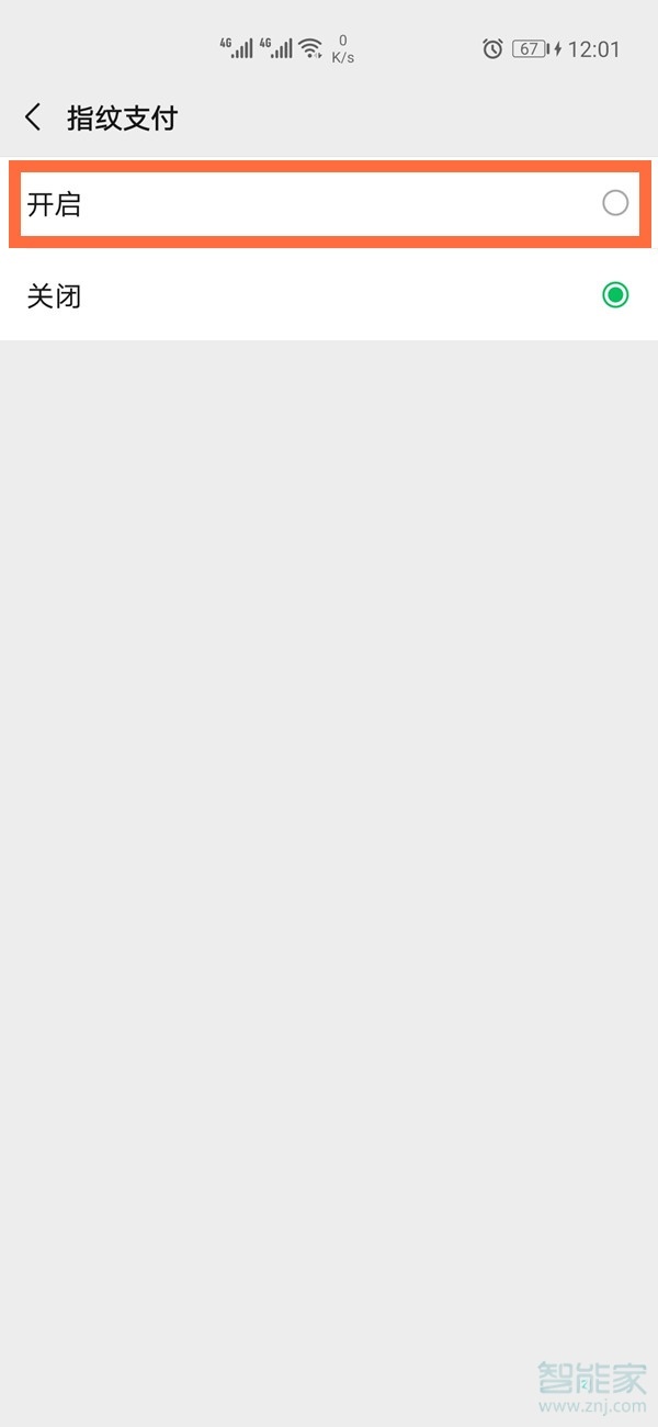 榮耀30pro怎么微信指紋支付