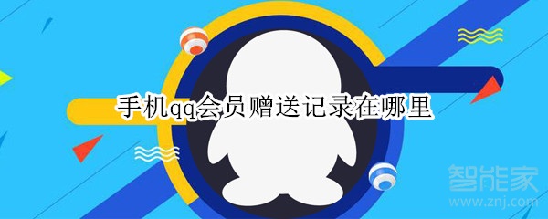 手機(jī)qq會(huì)員贈(zèng)送記錄在哪里