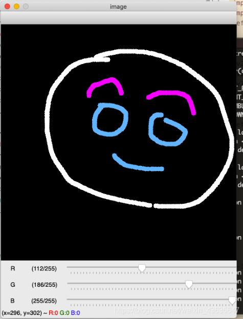 python openCV自制繪畫板
