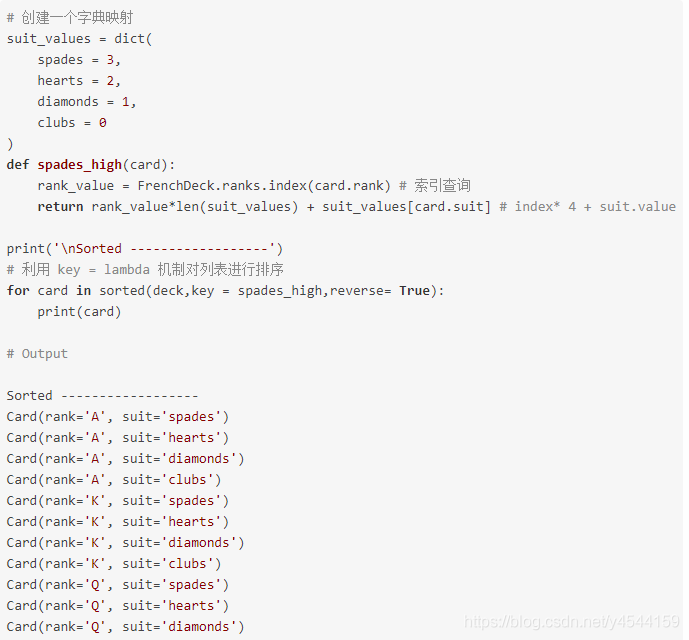 基于Python制作一副撲克牌過程詳解