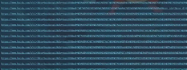 python獲取百度熱榜鏈接的實(shí)例方法