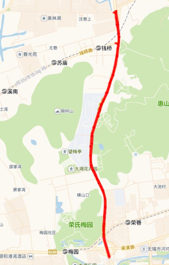 利用Python的folium包繪制城市道路圖的實現示例