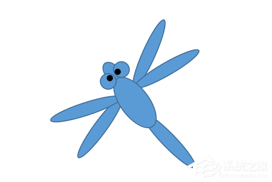 WPS怎么繪畫出胖胖蜻蜓？WPS繪畫出胖胖蜻蜓的方法