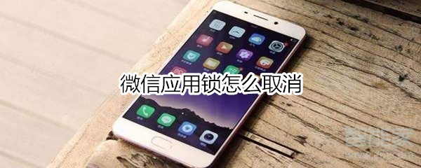 微信應用鎖怎么取消