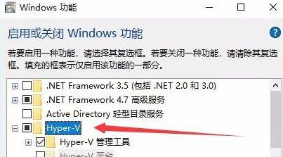 Win10沒有hyperv選項只有虛擬機平臺怎么回事?