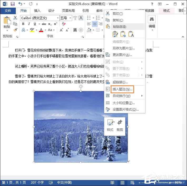 Word怎么給圖片加注釋?怎么在Word圖片下面插入注釋