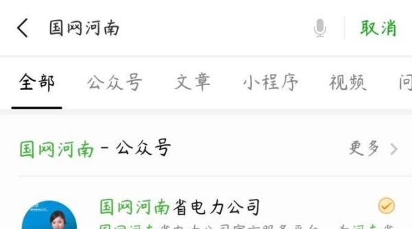 在網上手機微信上怎么查詢每月電費用電量河南省