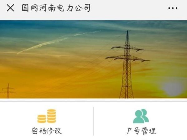 在網上手機微信上怎么查詢每月電費用電量河南省