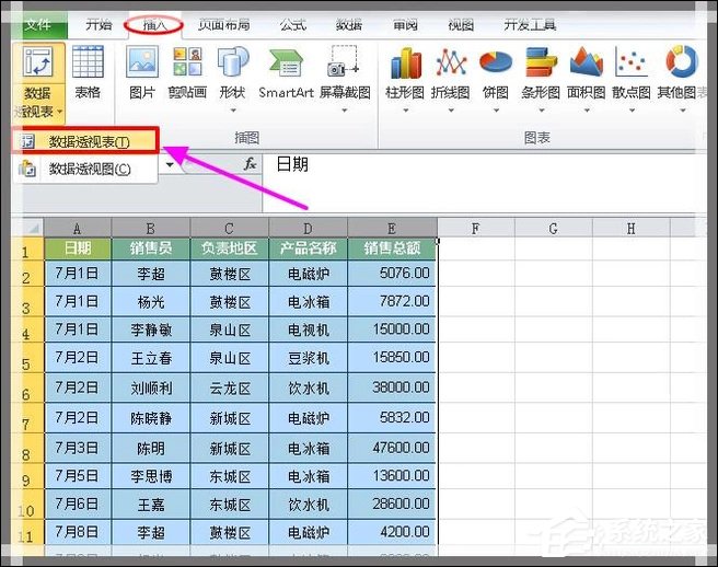 Excel如何制作動態數據透視表？