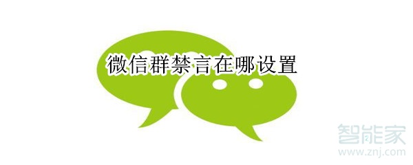 微信群禁言在哪設(shè)置