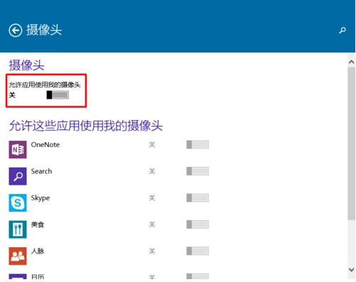 Win10系統(tǒng)怎樣限制應(yīng)用程序打開或關(guān)閉攝像頭？
