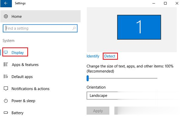 Win10檢測(cè)不到第二個(gè)顯示器怎么辦?Win10第二個(gè)顯示器不能識(shí)別解決方法