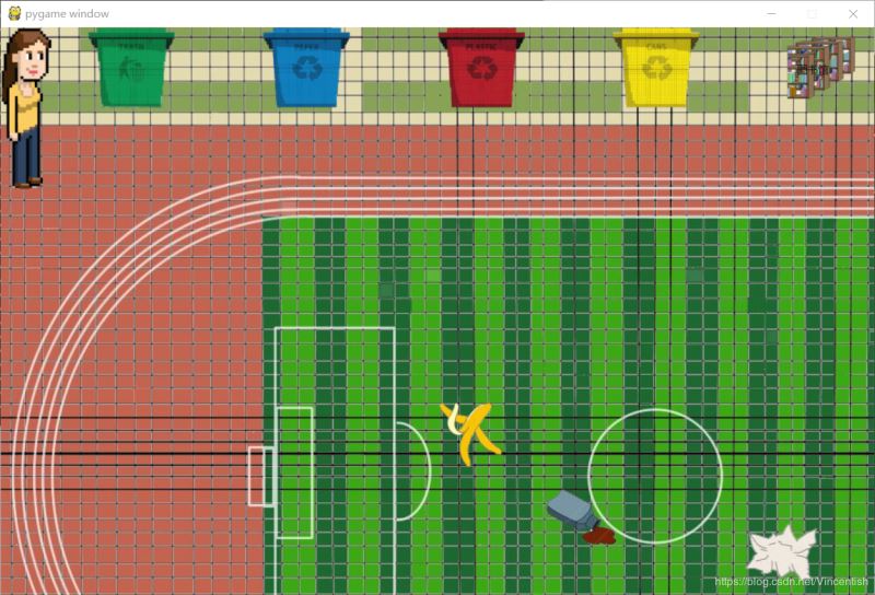 使用pygame實現垃圾分類小游戲功能（已獲校級二等獎）