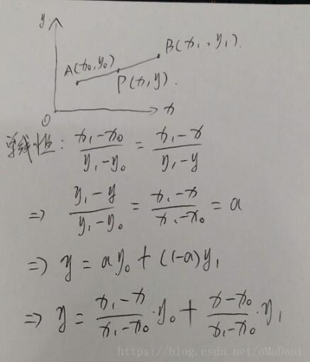 python線性插值解析