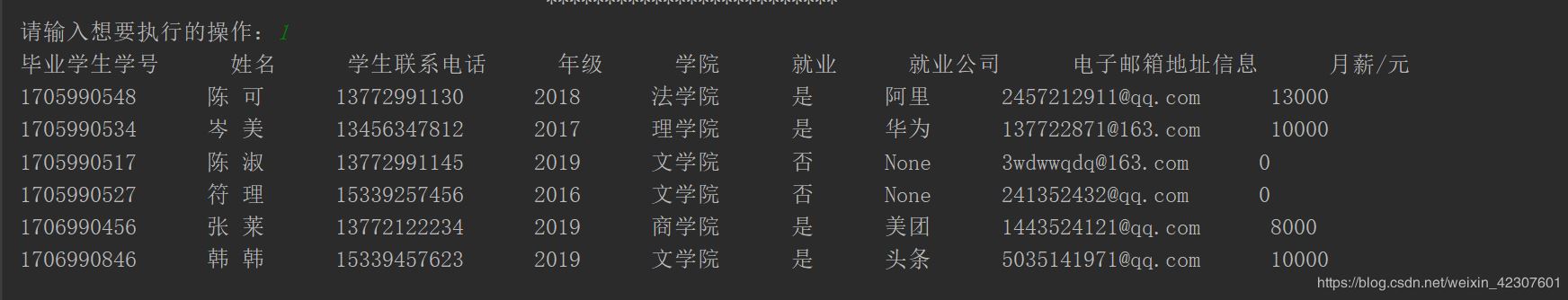 Python使用文件操作實現一個XX信息管理系統的示例
