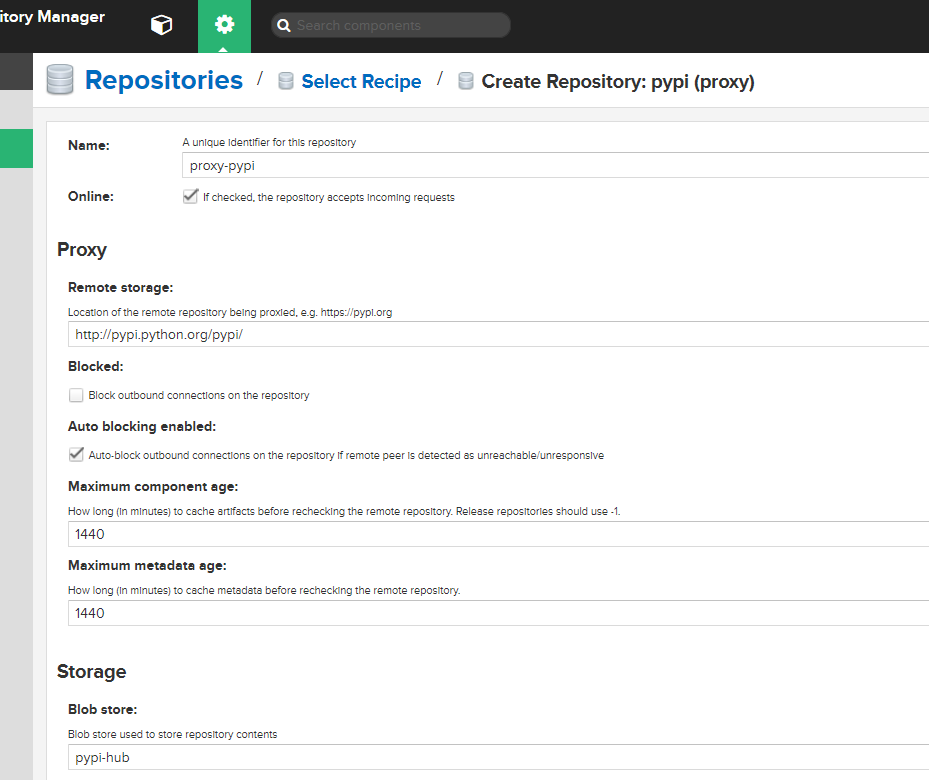 基于nexus3配置Python倉庫過程詳解