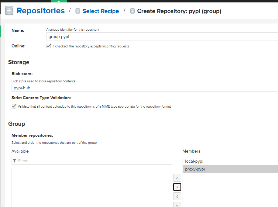 基于nexus3配置Python倉庫過程詳解