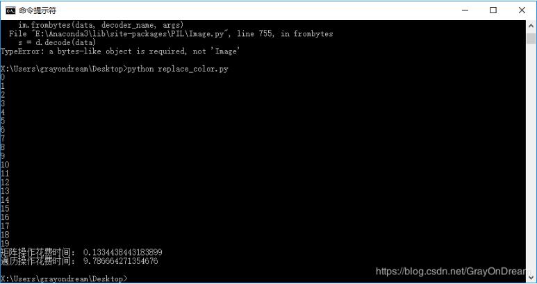 python 實現圖像快速替換某種顏色