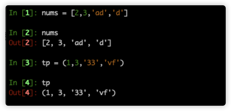 簡單了解python列表和元組的區(qū)別