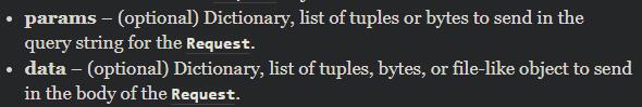 python requests包的request()函數(shù)中的參數(shù)-params和data的區(qū)別介紹