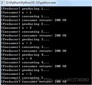 Python 中由 yield 實現異步操作