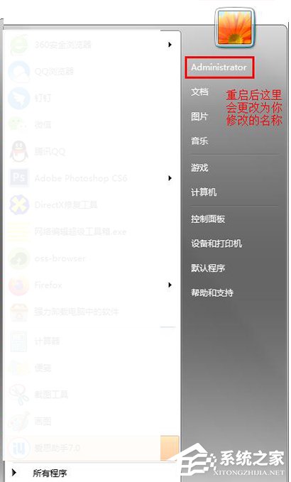 win7怎么更換系統(tǒng)管理員名稱?win7修改管理員名稱的方法