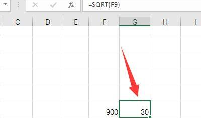 excel計(jì)算平方根數(shù)值方法介紹