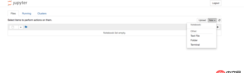 jupyter-notebook - Mac下啟動jupyter notebook后沒有Python的選項？