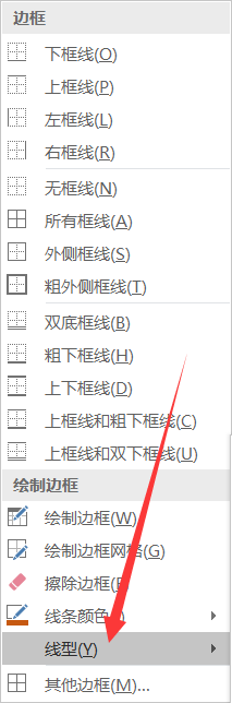 excel繪制虛線邊框方法介紹