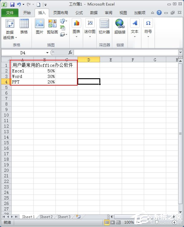 Excel扇形統計圖怎么做？