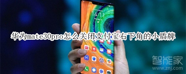 華為mate30pro怎么關閉支付寶右下角的小盾牌