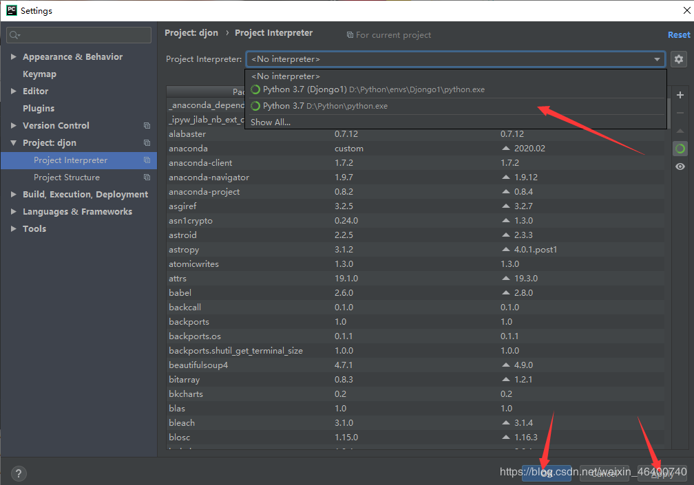 如何配置關(guān)聯(lián)Python 解釋器 Anaconda的教程(圖解)