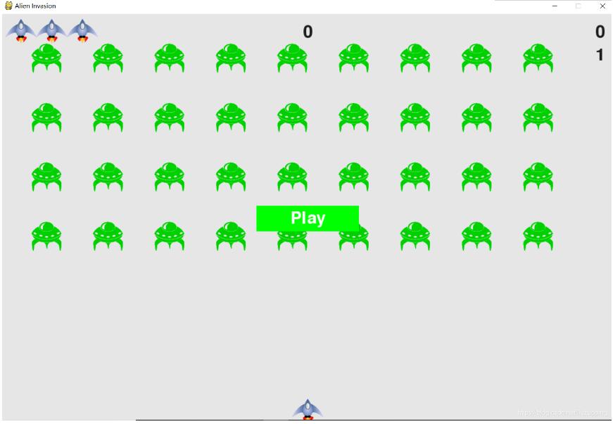 python實現飛船大戰