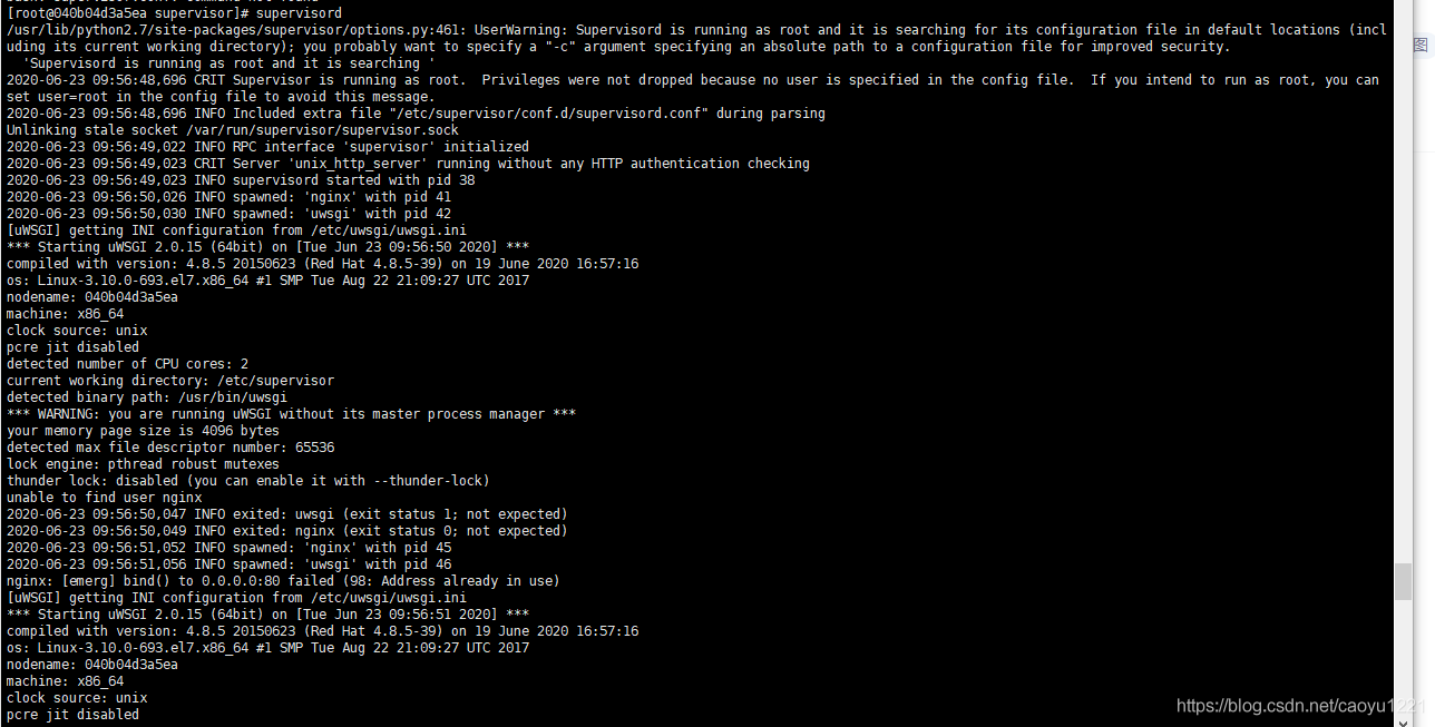 Docker構建python Flask+ nginx+uwsgi容器