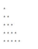 Python利用for循環(huán)打印星號(hào)三角形的案例