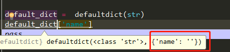 Python dict和defaultdict使用實例解析