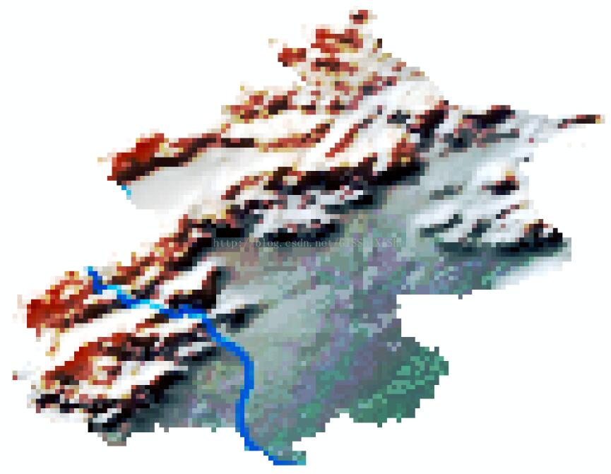 在Python中用GDAL實現矢量對柵格的切割實例