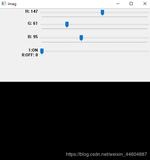 Python Opencv 通過軌跡(跟蹤)欄實現更改整張圖像的背景顏色