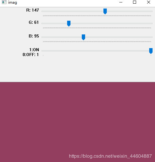 Python Opencv 通過軌跡(跟蹤)欄實現更改整張圖像的背景顏色