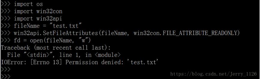 Python實現(xiàn)在Windows平臺修改文件屬性