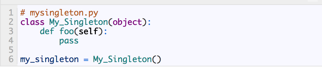 Python單例模式的四種創(chuàng)建方式實例解析