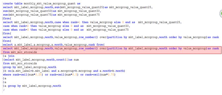 python多維數組分位數的求取方式