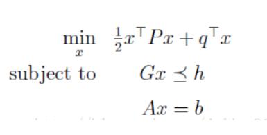 使用python求解二次規(guī)劃的問(wèn)題